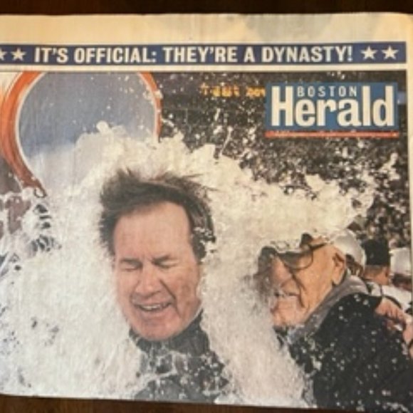 Boston Herald Feb 2005 Newspaper New England Patriots Super Bowl XXXIX Champions - Picture 4 of 4
